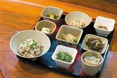 豊富な小鉢が付く定食