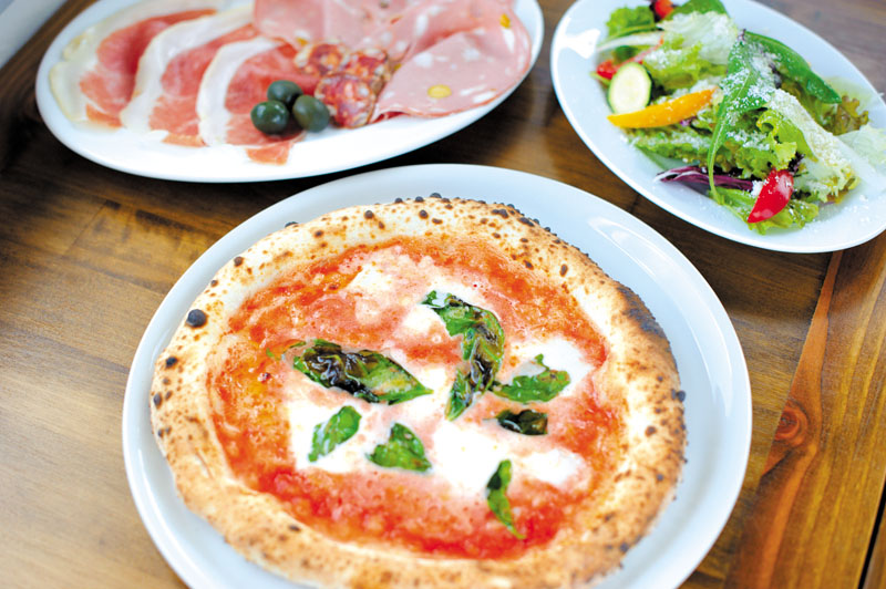 味の変化を楽しめるピッツァ 味の変化を楽しめるピッツァ