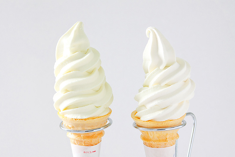 自慢の押川シークヮーサーを100%使ったソフトクリーム 自慢の押川シークヮーサーを100%使ったソフトクリーム