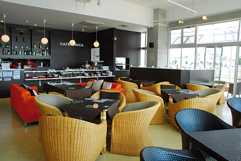 当然カフェとしてのくつろぎ空間も完備 当然カフェとしてのくつろぎ空間も完備