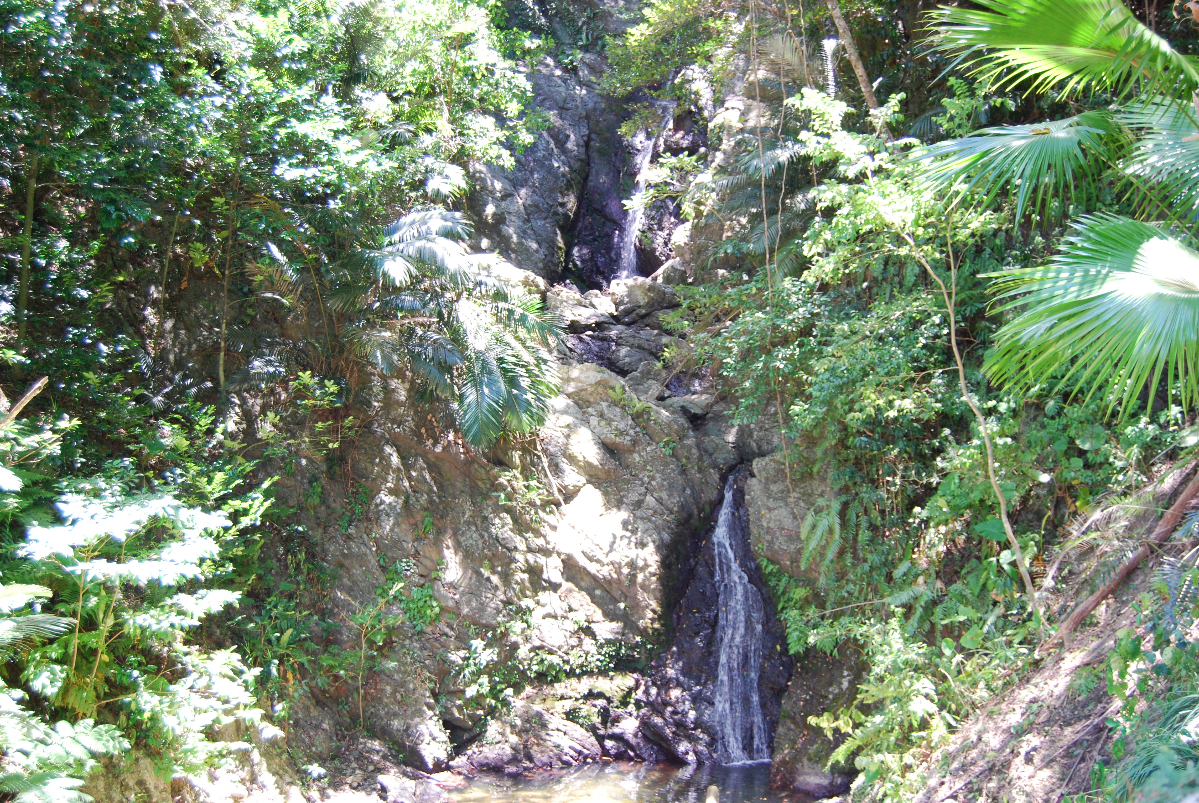 滝の近くはマイナスイオンたっぷり。 滝の近くはマイナスイオンたっぷり。