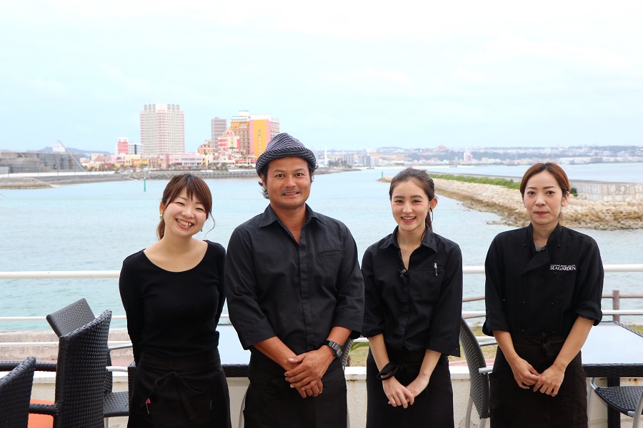 店員さんの笑顔