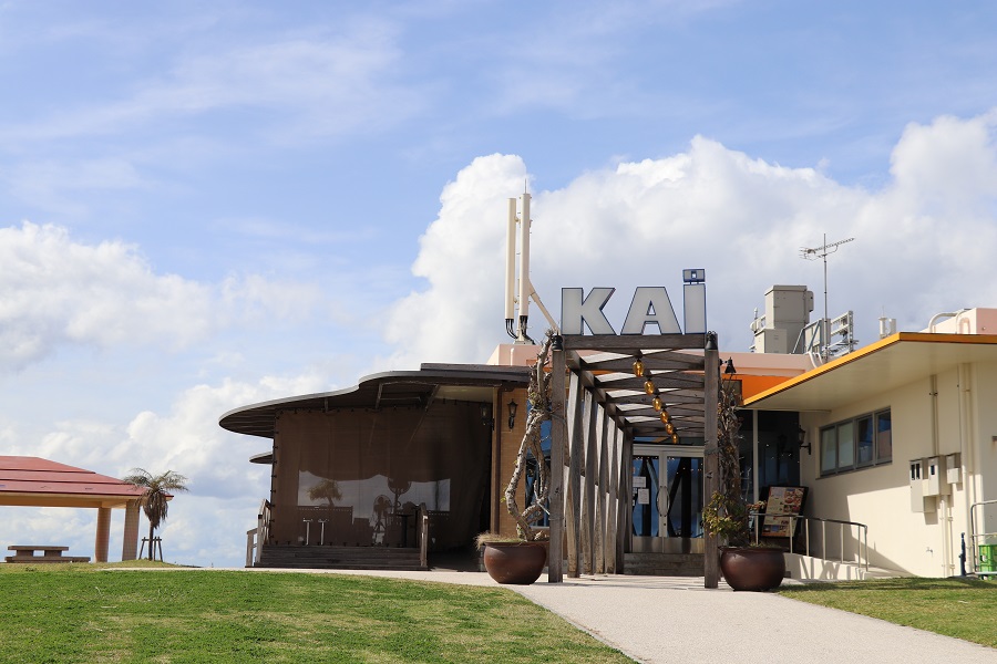 海を眺めながらのんびり過ごせます