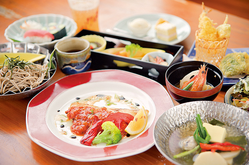 前菜からメイン料理までボリュームたっぷりで大満足 前菜からメイン料理までボリュームたっぷりで大満足
