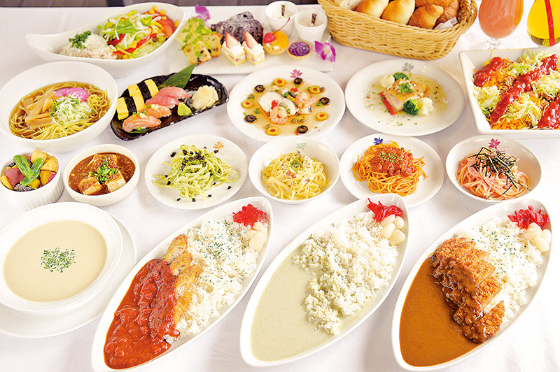 キッズや女性向けのメニューも充実で大好評 キッズや女性向けのメニューも充実で大好評