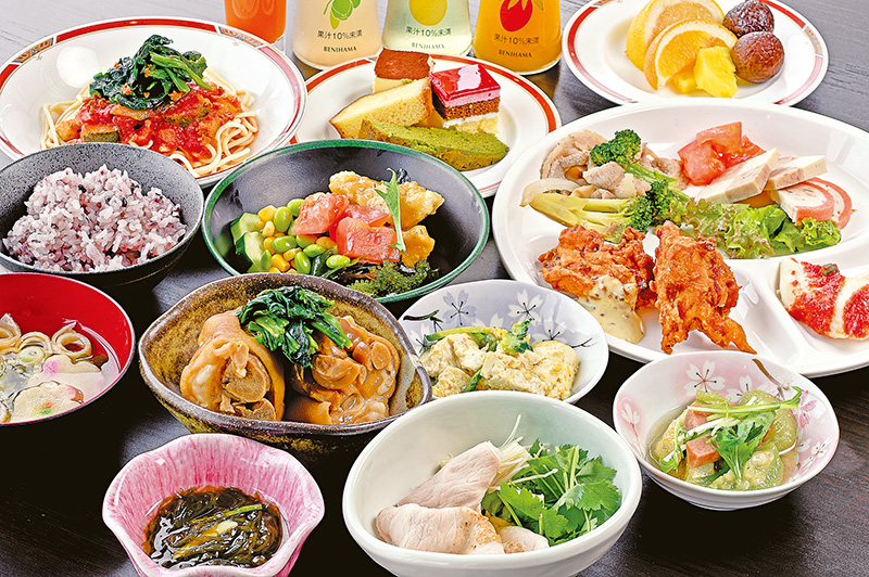 県認定シェフによる和洋中琉のメニュー 県認定シェフによる和洋中琉のメニュー