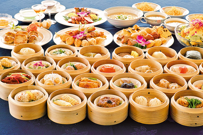 50種以上と豊富な本場広東風飲茶 50種以上と豊富な本場広東風飲茶