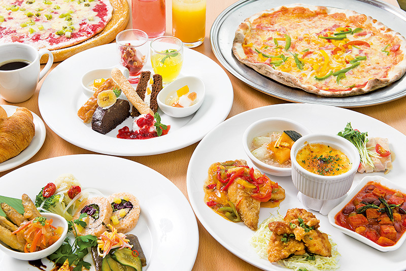 定番料理からオリジナル料理まで品数は50種類以上 定番料理からオリジナル料理まで品数は50種類以上