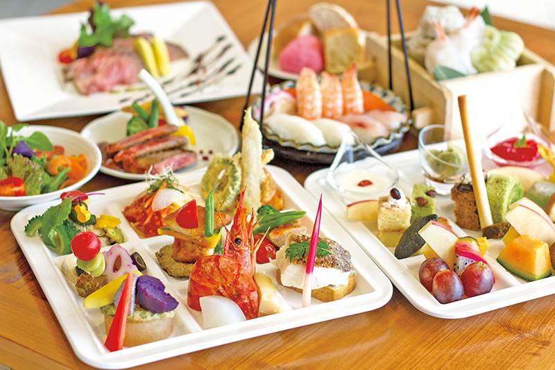 地元豊見城産食材を多用したオリジナルメニューが満載 地元豊見城産食材を多用したオリジナルメニューが満載