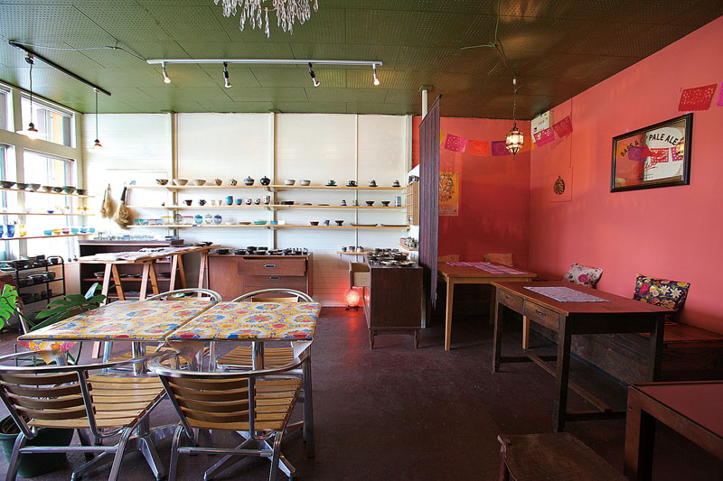 皮から手作りしているタコスがウリのメキシコ風カフェ 皮から手作りしているタコスがウリのメキシコ風カフェ