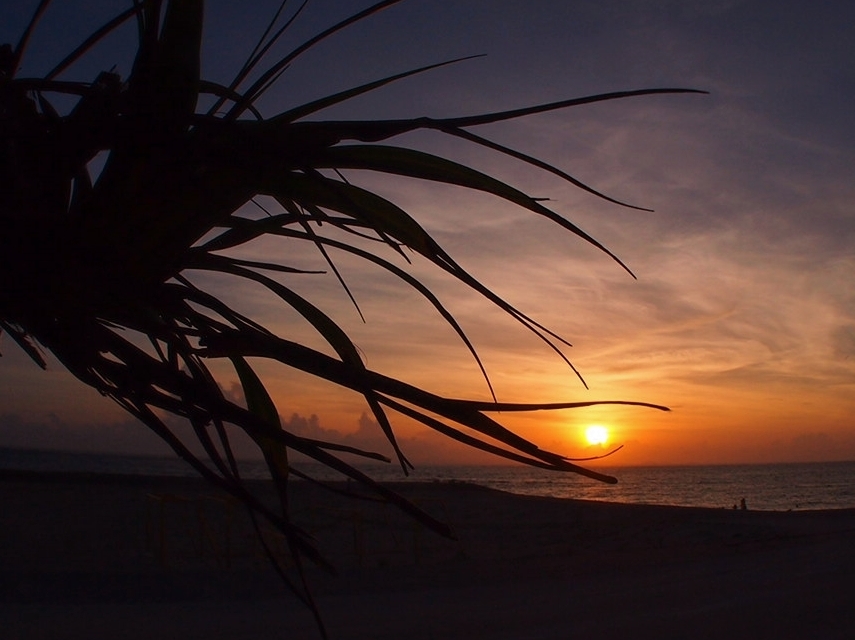 ビーチから見れるサンセット風景 ビーチから見れるサンセット風景