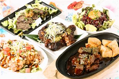 ナチュラリーな空間で楽しめる料理