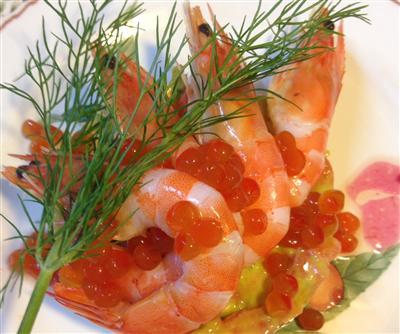 地元の食材を使ったメニュー