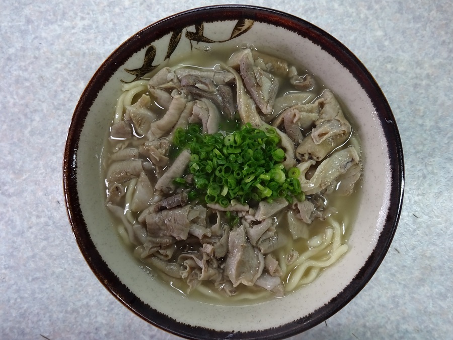 人気の中味そば 「ゆたかやそばセット」