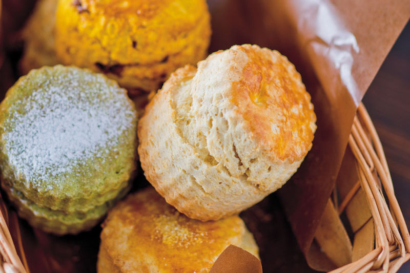 約8種類のフレーバーがそろう「スコーン」 約8種類のフレーバーがそろう「スコーン」