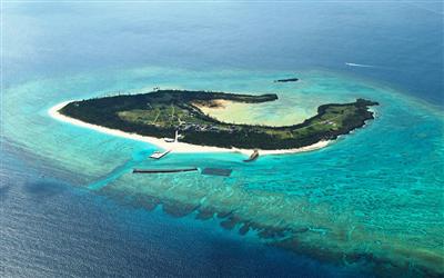 水納島のビーチ