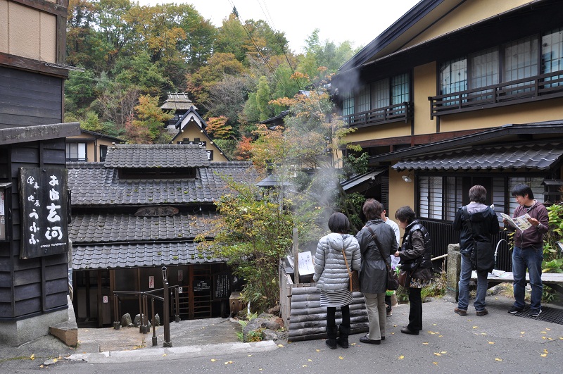 全国にその名を知られる黒川温泉郷 全国にその名を知られる黒川温泉郷