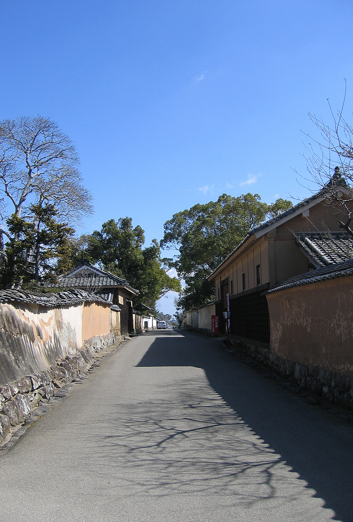 坂道の多い城下町として知られる杵築 坂道の多い城下町として知られる杵築