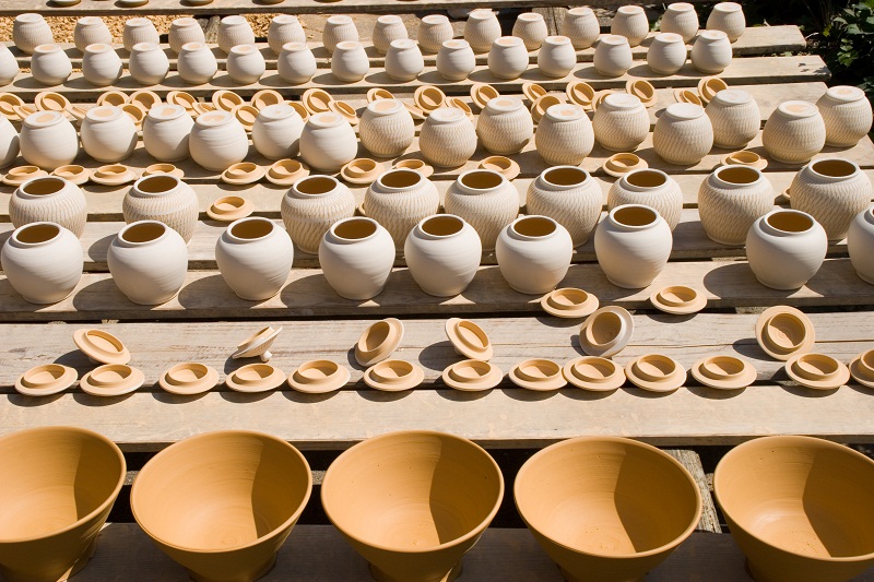 日田には焼き物の里として知られる小鹿田焼の里がある 日田には焼き物の里として知られる小鹿田焼の里がある
