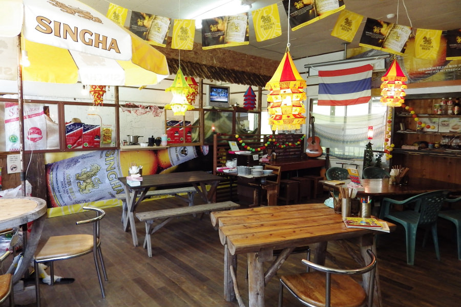 スパイシーな料理やフルーツジュースが味わえる「ギン・カーオ」 スパイシーな料理やフルーツジュースが味わえる「ギン・カーオ」