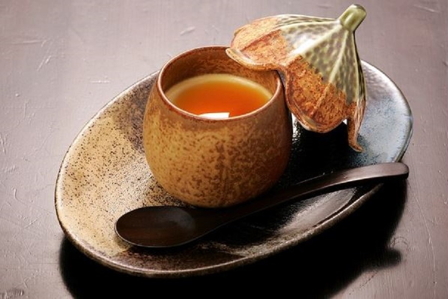 女性の支持が高い「わろく屋プリン」は甘さ控えめなので後味さっぱり