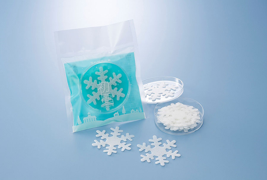 雪の代わりに持ち帰れる「初雪」。写真提供:札幌スタイル