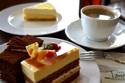 色とりどりで見た目も楽しい「シェ・タニ」のケーキ