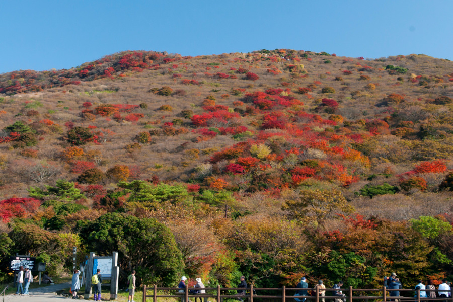 季節によってさまざまな景色を望める「牧の戸峠」 季節によってさまざまな景色を望める「牧の戸峠」