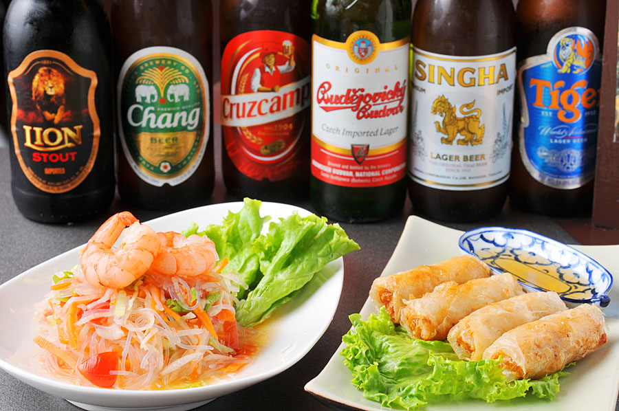 アジア料理と世界のビールが楽しめる アジア料理と世界のビールが楽しめる