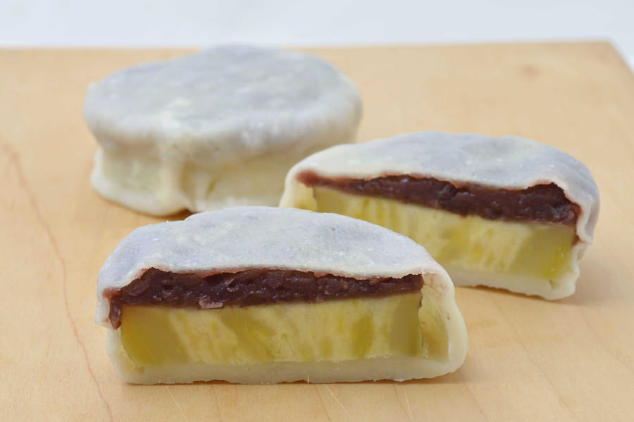 有機栽培のサツマイモを使用した「かんしょや」のいきなり団子 有機栽培のサツマイモを使用した「かんしょや」のいきなり団子