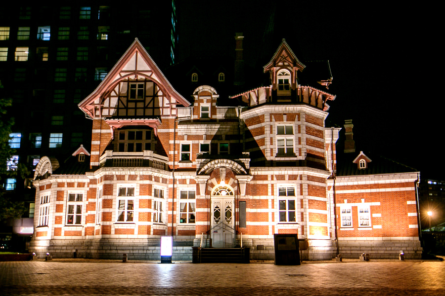 ドイツ人技師が設計した「国際友好記念図書館」の異国風な外観 ドイツ人技師が設計した「国際友好記念図書館」の異国風な外観