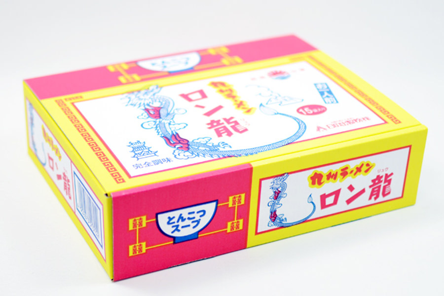 とんこつ味・醤油豚骨味・ごま塩味がある「ロン龍ラーメン」 とんこつ味・醤油豚骨味・ごま塩味がある「ロン龍ラーメン」