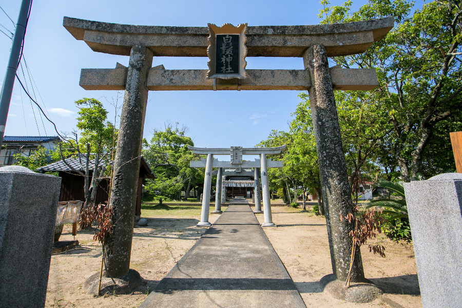 奈良時代の創建とされる「白鬚神社」 奈良時代の創建とされる「白鬚神社」