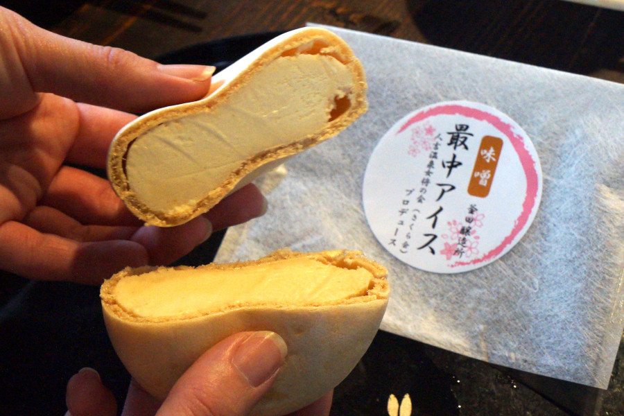 味噌の風味の最中アイス 味噌の風味の最中アイス