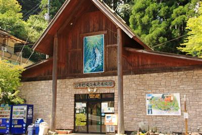 高千穂峡の遊歩道入口にある「高千穂淡水魚水族館」
