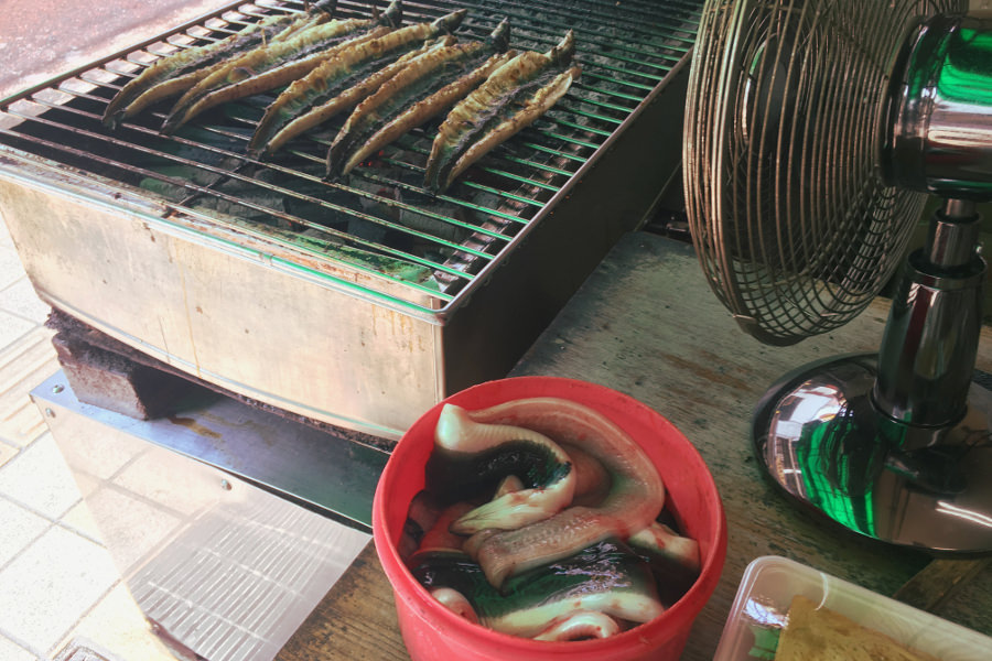 30年以上このスタイルだという「渡辺鮮魚店」