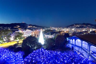 日本夜景遺産にも認定、幻想的なグラバー園