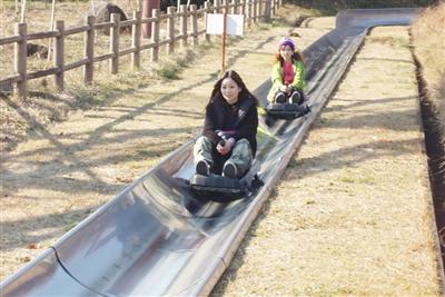 眺望が良い遊園地、「山茶花高原ピクニックパーク」