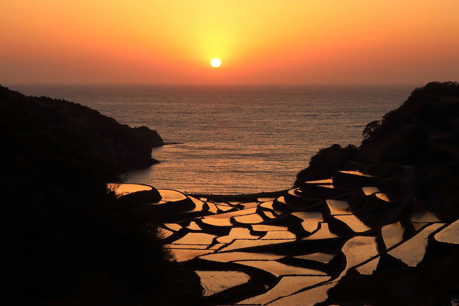 恋人の聖地としても知られる「浜野浦の棚田」 恋人の聖地としても知られる「浜野浦の棚田」