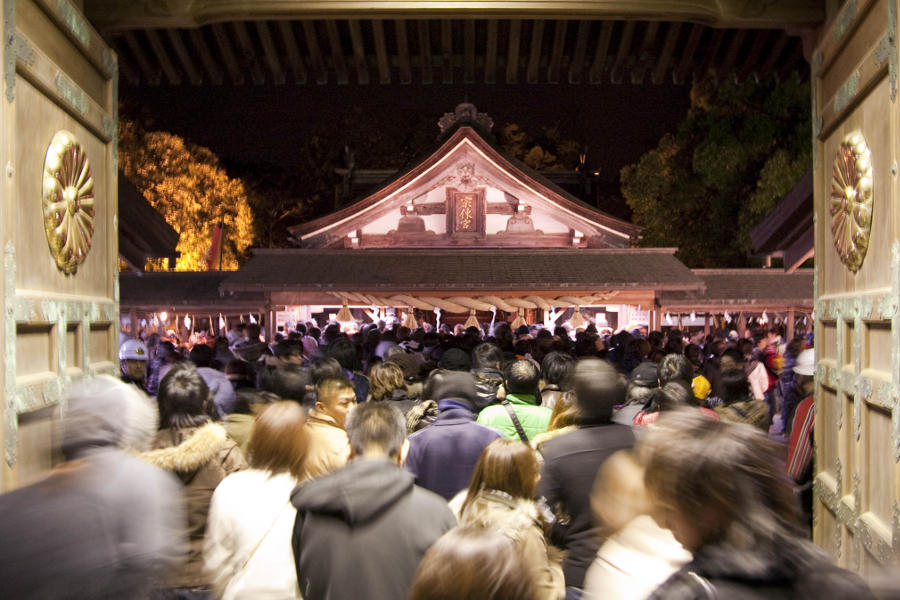 約10万人が初詣に訪れる「宗像大社」 「宗像大社」の初詣