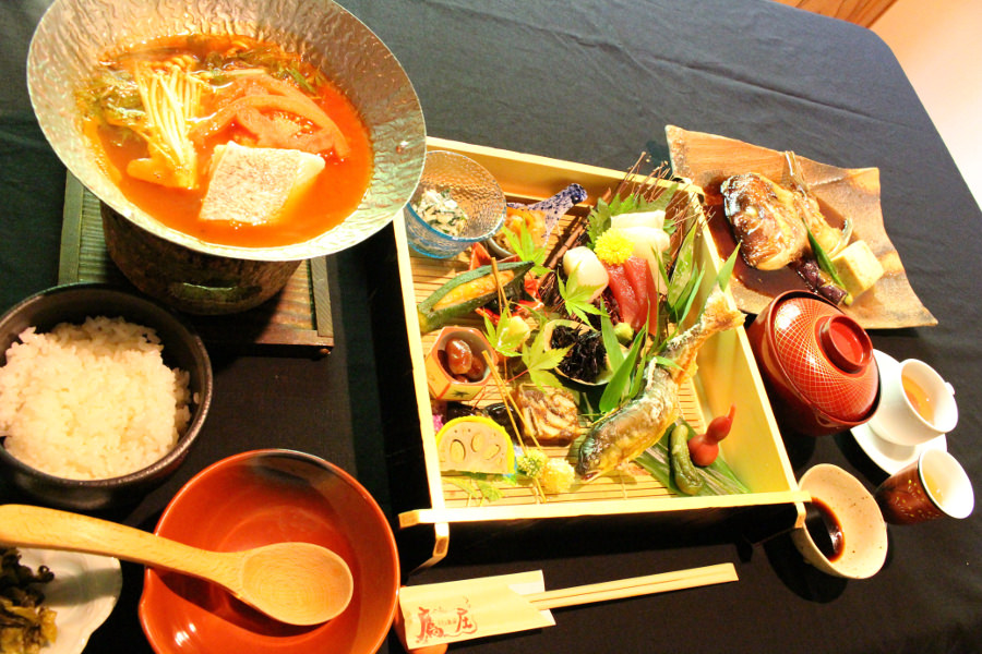 季節によって料理の内容は変わります