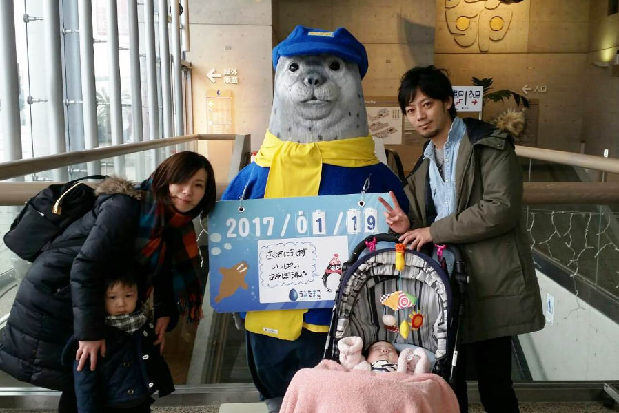 最後に出口で記念写真をパチリ！