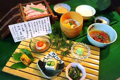 茶寮森澤のおすすめランチ「季節の御膳（月替わり）」