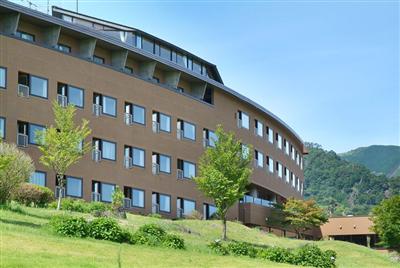 標高650メートルから、雄大にそびえる阿蘇五岳を眺めることが