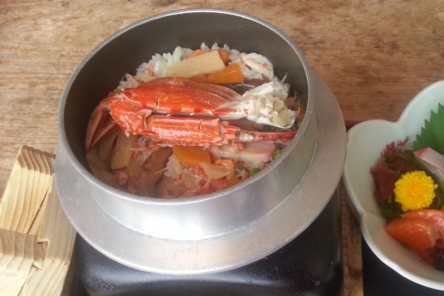 竹崎かにを贅沢に味わえます 竹崎かにを贅沢に味わえます