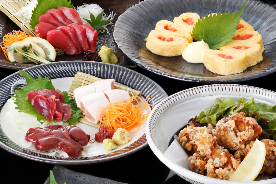 水炊きがお得なコース料理もあります