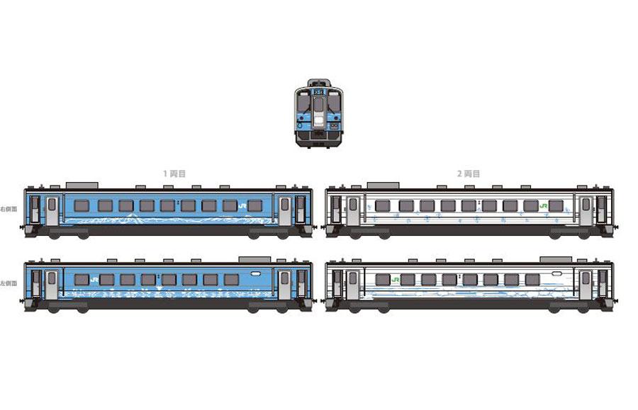 車体イメージ(画像提供:JR北海道) 流氷物語号
