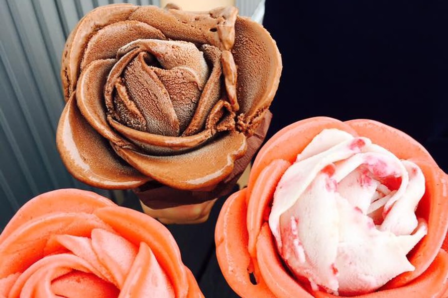 人気のさっぱりジェラートオレンジジェラート