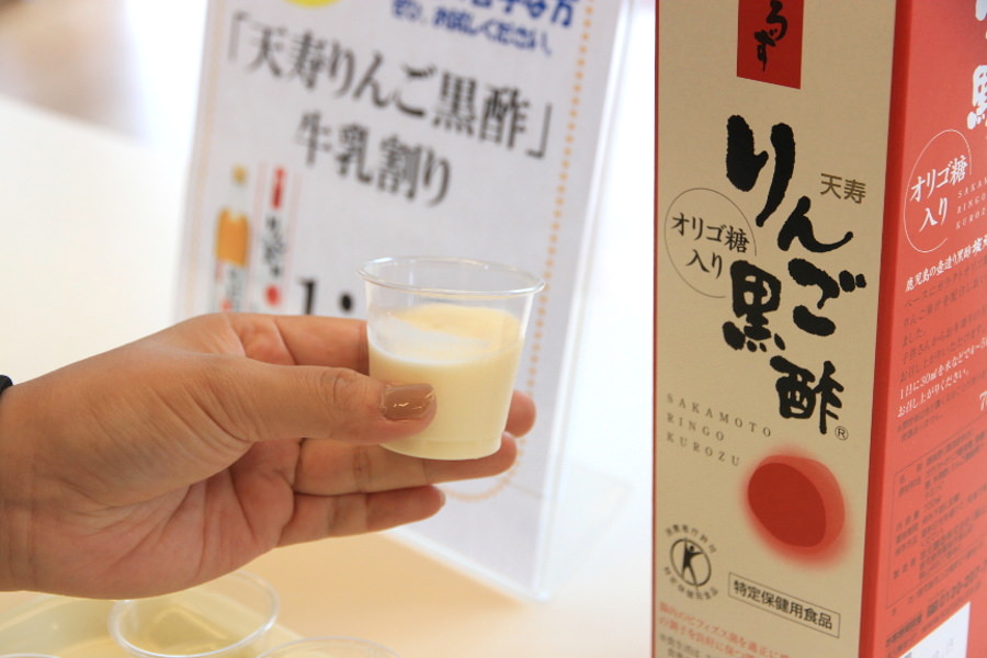 試飲スペースで好みの味を見つけてみて 試飲スペースで好みの味を見つけてみて