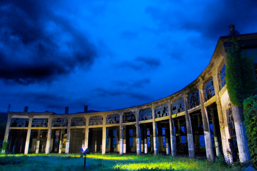 ノスタルジックな雰囲気が楽しめる九州唯一の扇形機関庫 ノスタルジックな雰囲気が楽しめる九州唯一の扇形機関庫